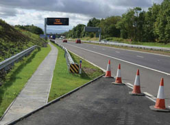 Variable Message Sign on M90 southbound © Crown copyright