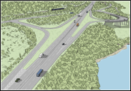 Full Movement Grade Separated Junction at Birnam
