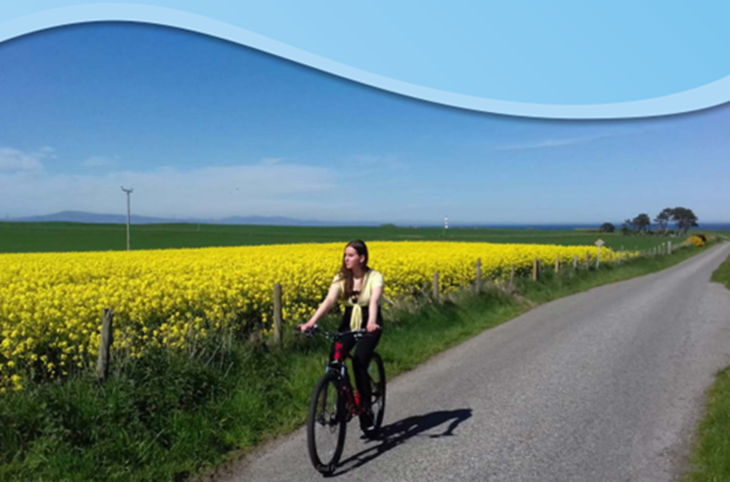 Figure 1 - Example of rural quiet route