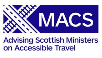 MACS logo. Tagline reads: 'Advising Scottish Ministers on Accessible Travel'